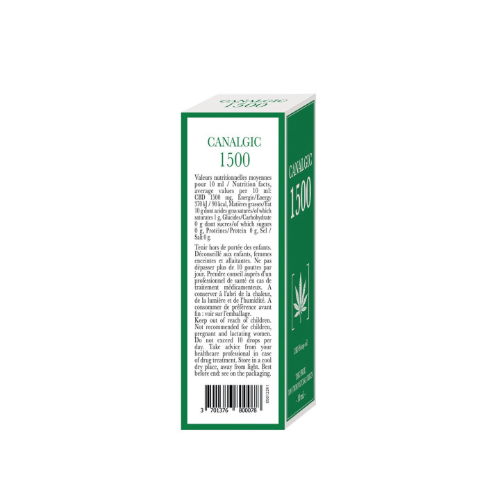 Canalgic® 1500 - Huile CBD 15%